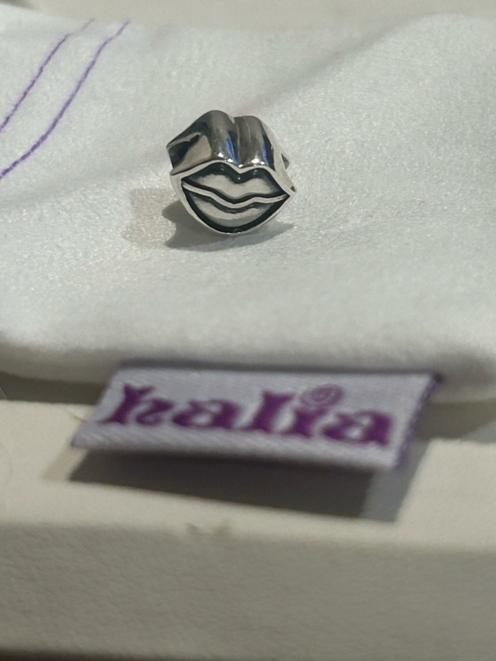 NEW Halia “Kissable” Charm Bead - Sterling Silver